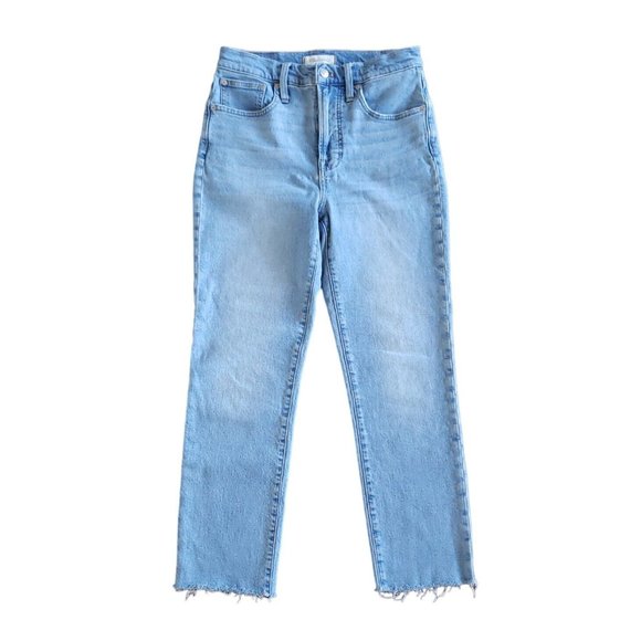 Madewell Denim - Madewell Jeans Women's Blue The Perfect Vintage Denim Stretch Fray Hem Size 26